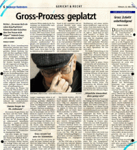 17.1 "Gross-Prozess geplatzt" 